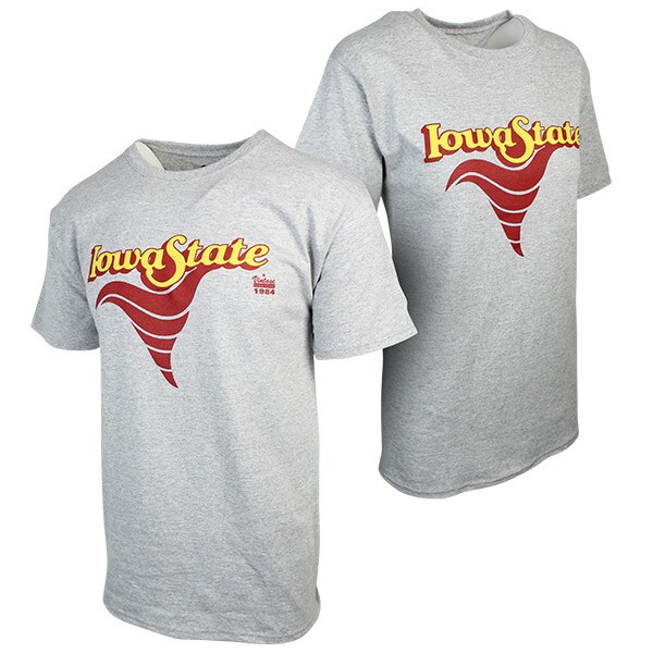 Champion® Vintage Iowa State Cyclone Gray T-Shirt
